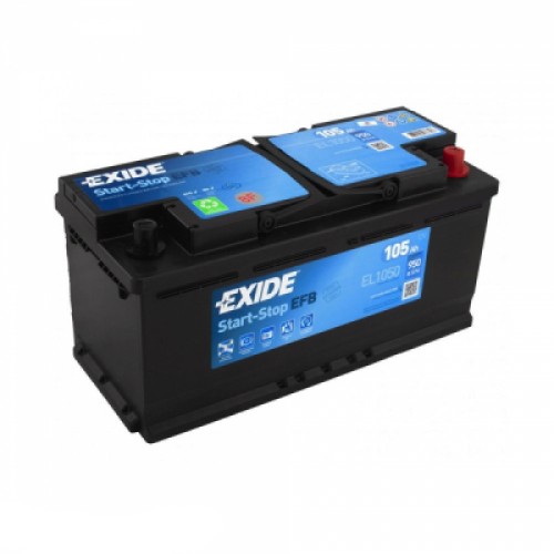 Акумулятор автомобільний EXIDE START-STOP EFB 105A (EL1050)