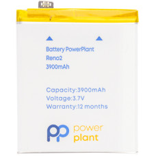 Акумуляторна батарея для телефону PowerPlant OPPO Reno2 (BLP737) 3900mAh (SM130474)