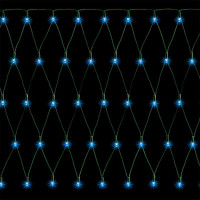 Гірлянда Jumi Сітка 100 LED, 1x1 м, блакитний (5900410537583)