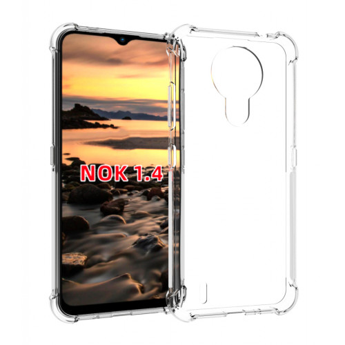 Чохол до мобільного телефона BeCover Anti-Shock Nokia 1.4 Clear (706965)