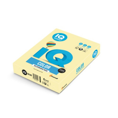 Папір Mondi IQ color А4 pastel, 80g 500sheets, Yellow (YE23/A4/80/IQ)