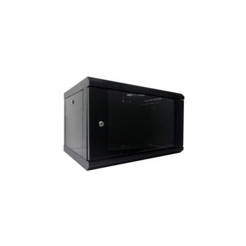 Шафа настінна Hypernet 6U 19" 600x450 (WMNC-6U-FLAT-AC-BLACK)