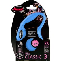 Повідок для собак Flexi New Classic XS трос 3 м (синій) (4000498022412)