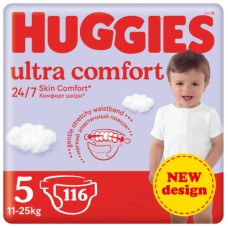 Підгузок Huggies Ultra Comfort 5 (12-22 кг) M-Pack 116 шт (5029053590530)