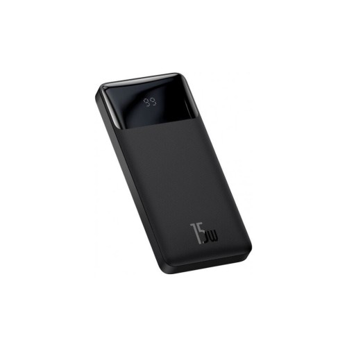 Батарея універсальна Baseus Bipow 10000mAh, PD/15W, USB-C/3A, 2*USB-A/3A(max.), black (PPDML-I01)