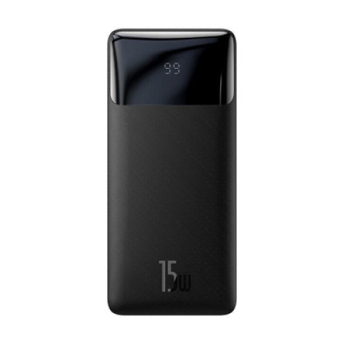 Батарея універсальна Baseus Bipow 10000mAh, PD/15W, USB-C/3A, 2*USB-A/3A(max.), black (PPDML-I01)