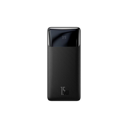 Батарея універсальна Baseus Bipow 10000mAh, PD/15W, USB-C/3A, 2*USB-A/3A(max.), black (PPDML-I01)