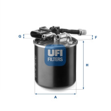 Фільтр паливний UFI 24.151.00