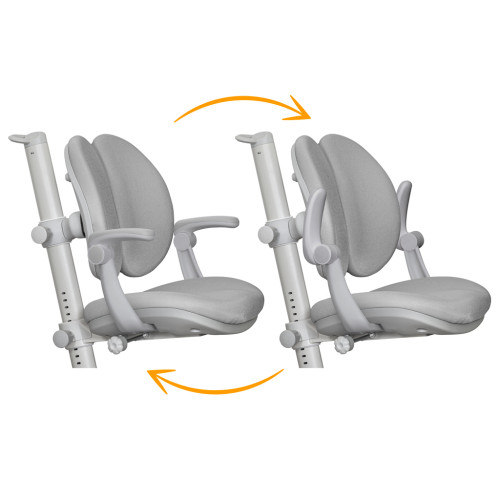 Дитяче крісло Mealux Ortoback Duo Plus Grey (Y-510 G Plus)