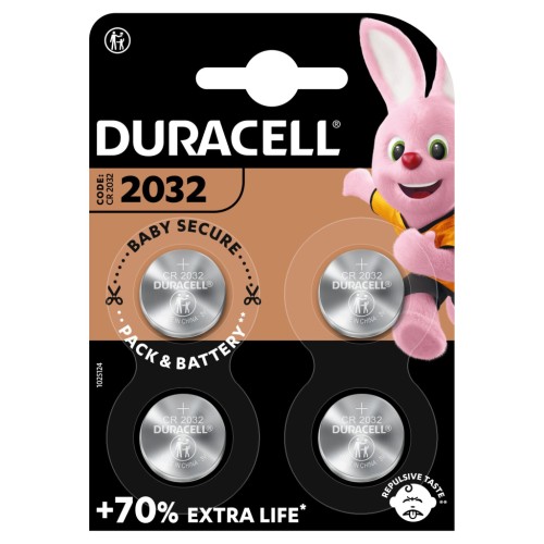 Батарейка Duracell CR 2032 / DL 2032 * 4 (5007662/5010951/5014799)