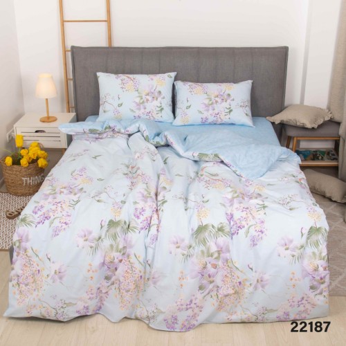 Постільна білизна Isleep 22187 ранфорс двоспальний (22187_dv_isleep)