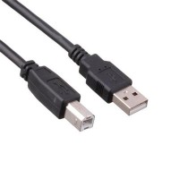 Кабель для принтера USB 2.0 AM/BM 1.8 m Vinga (VCPDCAMBM1.8BK)