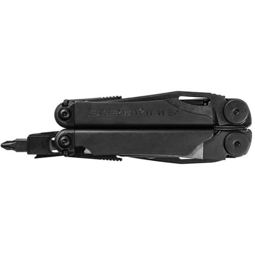 Мультитул Leatherman WAVE PLUS BLACK, синтетический чехол, карт. коробка (832526)