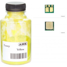 Тонер HP CLJ M180/181 35г Yellow +chip AHK (1505184)