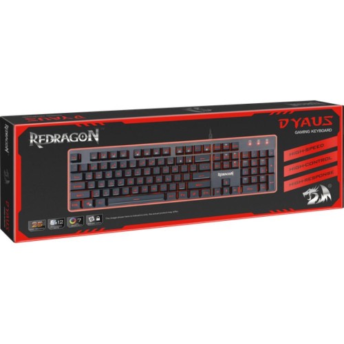 Клавіатура Redragon Dyaus USB UKR Black (77625)