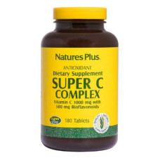 Вітамінно-мінеральний комплекс Natures Plus Супер Комплекс Вітаміну С, Super C Complex, 1000 мг, Nature' (NTP2478)