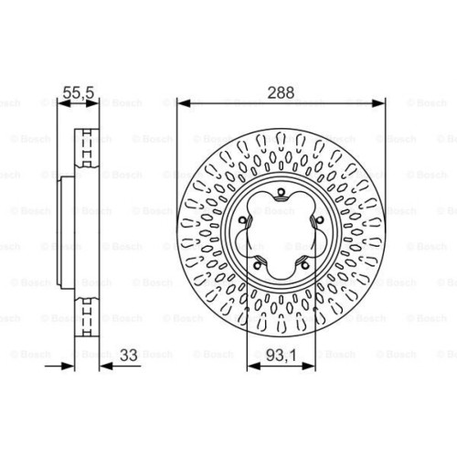 Гальмівний диск Bosch 0 986 479 A49