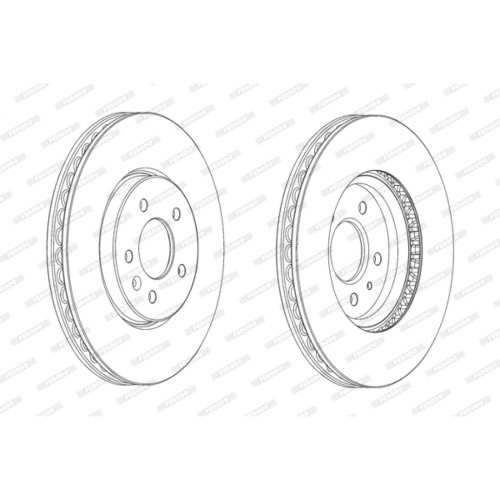 Гальмівний диск FERODO DDF2191C-1