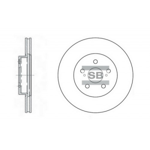 Гальмівний диск HI-Q SD4001