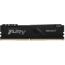 Модуль пам'яті для комп'ютера DDR4 16GB 2666 MHz FURY Beast Black Kingston Fury (ex.HyperX) (KF426C16BB/16)