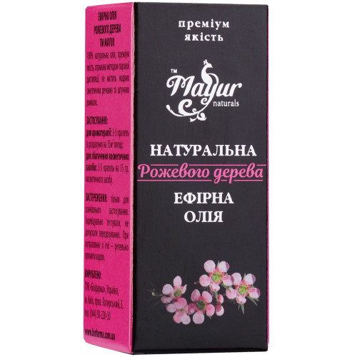 Ефірна олія Mayur Рожевого дерева 5 мл (4820189561545)