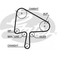 Ремінь ГРМ Gates 5596XS