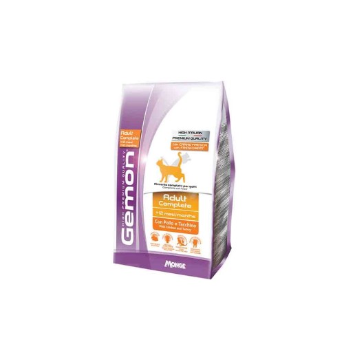 Сухий корм для кішок Gemon Cat Adult complete курка з індичкою 1.5 кг (8009470297011)