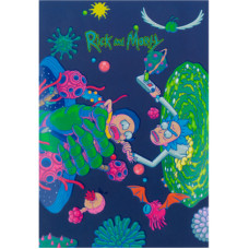 Блокнот Kite Rick and Morty 50 листів, А5 клітинка (RM22-194-1)
