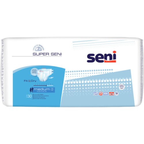 Підгузки для дорослих Seni Super Medium 30 шт (5900516691400)