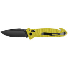 Ніж Outdoor CAC Nitrox Serrator PA6 Yellow (11060112)