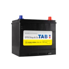 Акумулятор автомобільний TAB 60 Ah/12V EFB Euro (212 060)