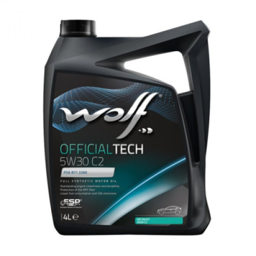 Моторна олива Wolf OFFICIALTECH 5W30 C2 4л (8309014)