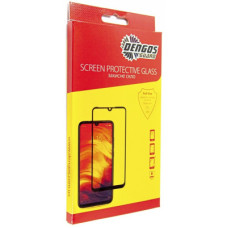 Скло захисне Dengos Full Glue iPhone 14 Pro black frame (TGFG-251)