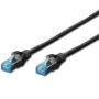 Патч-корд DIGITUS 3м, cat.5e, SF-UTP, AWG 26/7, black (DK-1531-030/BL)