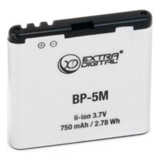 Акумуляторна батарея для телефону EXTRADIGITAL Nokia BP-5M (750 mAh) (BMN6291)