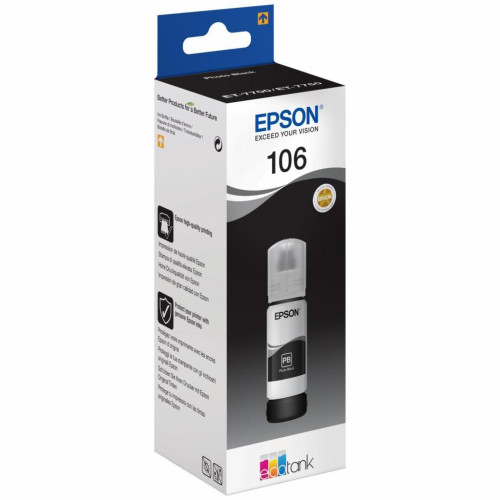 Контейнер з чорнилом Epson 106 black (C13T00R140)