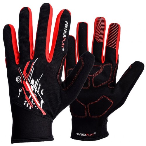 Велорукавиці PowerPlay 6607 Black/Red M (PP_6607_M_Red/Black)