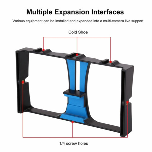 Набір блогера Puluz 4in1 (ring light, mount, phone holder, microphone) (PKT3025L)