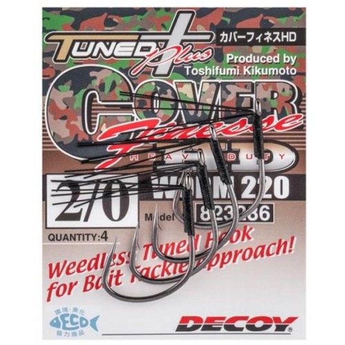 Гачок Decoy Worm220 Cover Finesse HD 02 (5 шт/уп) (1562.05.22)