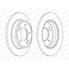 Гальмівний диск FERODO DDF2193C