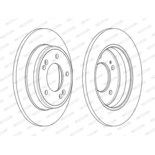 Гальмівний диск FERODO DDF2193C
