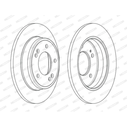 Гальмівний диск FERODO DDF2193C