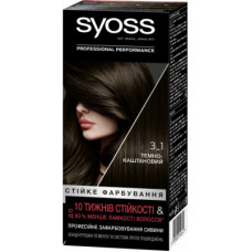 Фарба для волосся Syoss 3-1 Темно-каштановий 115 мл (9000100632706)