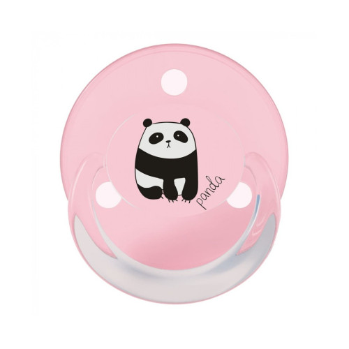 Пустушка Baby-Nova Turtle&Panda Uni 0-24 міс. рожева/бузкова, 2 шт. (3962097)