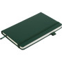 Книга записна Buromax Etalon 125x195 мм 96 аркушів в клітинку обкладинка зі штучної шкіри Зелена (BM.291160-04)