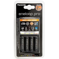 Зарядний пристрій для акумуляторів PANASONIC Smart-Quick Charger+Eneloop Pro +4*AA 2500 mAh NI-MH (K-KJ55HCD40E)