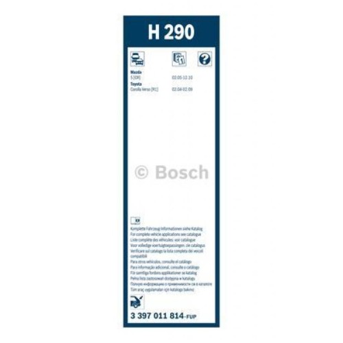 Щітка склоочисника Bosch 3 397 011 814