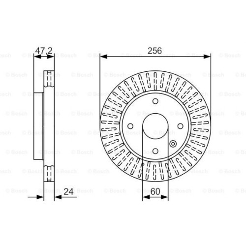 Гальмівний диск Bosch 0 986 479 A54