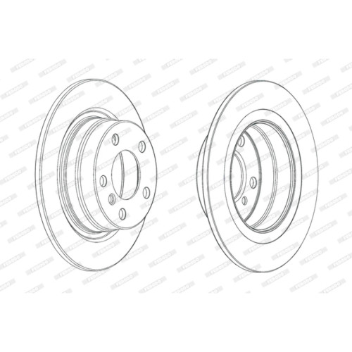 Гальмівний диск FERODO DDF2197C