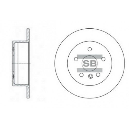 Гальмівний диск HI-Q SD4016